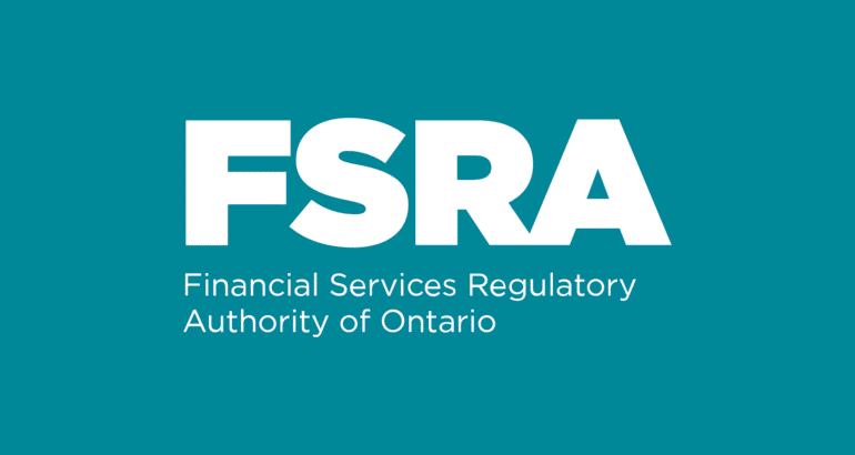 FSRA - Financial Services Regulatory Authority of Ontario