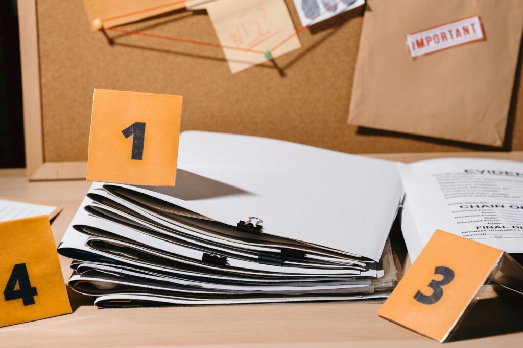 fire insurance claim paperwork and documentation